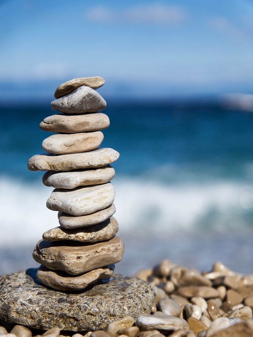 stones, rock, balance